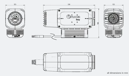 Truma Eezy sähkölämmitin 450/900/1800 W - Truma lämmityslaitteet - 24329 - 2